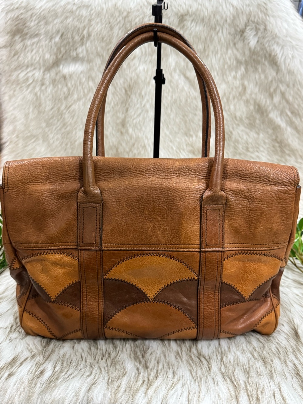 Mulberry Rio Patchwork Bayswater Leather Bag - Picture 3 of 17